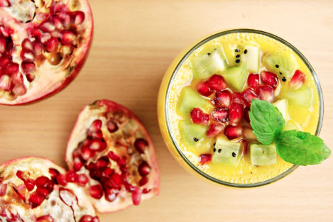 Koktajl mango z granatem