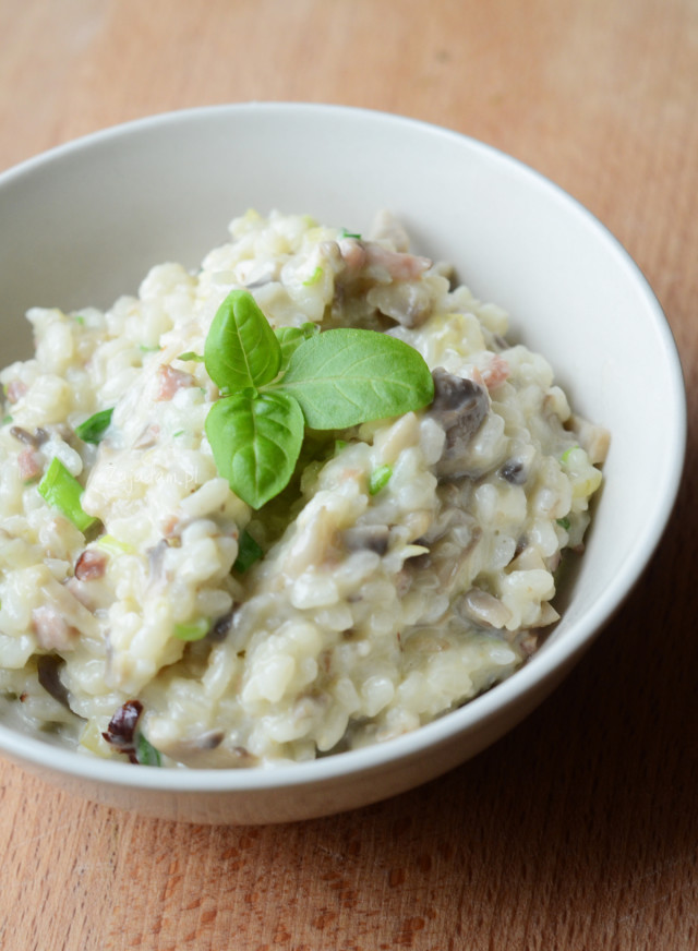 risotto z pieczarkami