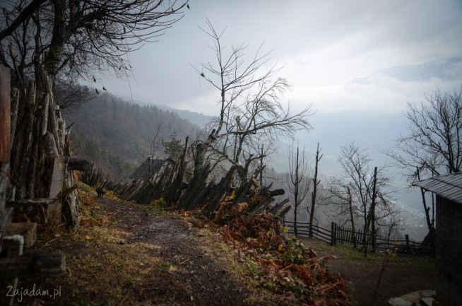 Gruzja - wieś Gobroneti w regionie Adżaria