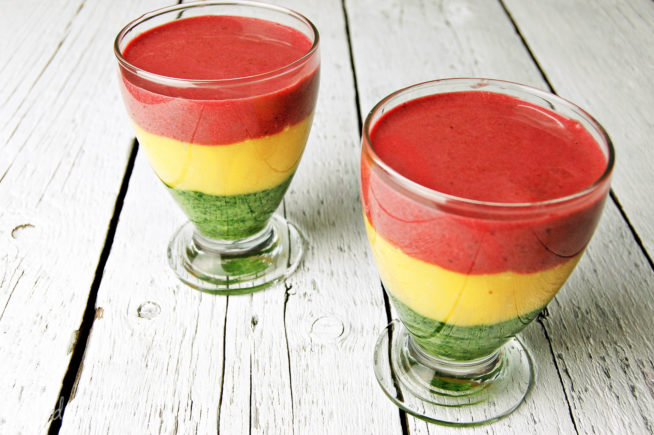 Smoothie z warstwami