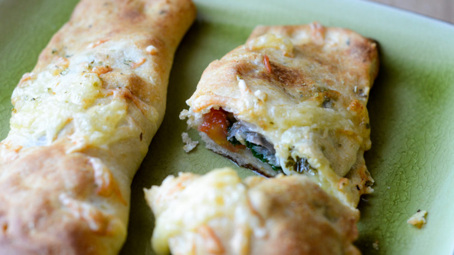 Mini pizza calzone