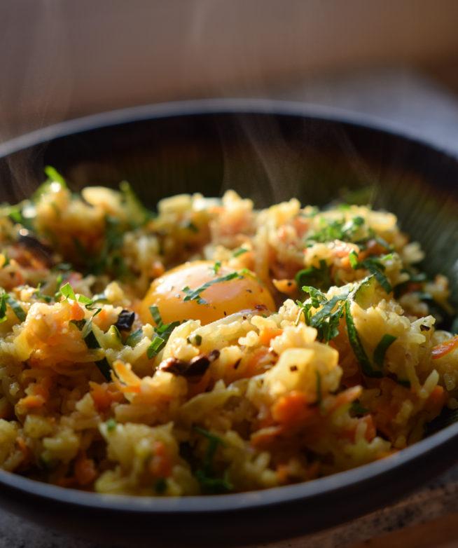 ryż smażony z warzywami