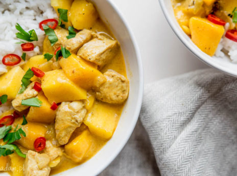 Curry z mango i kurczaka